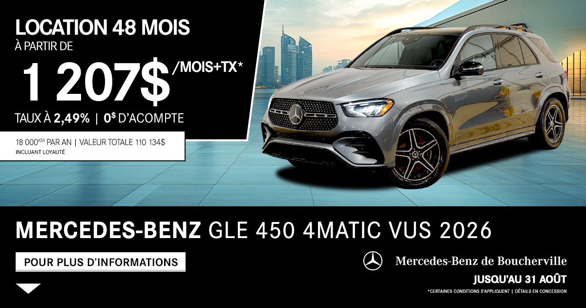 GLE 450 4MATIC VUS 2026
