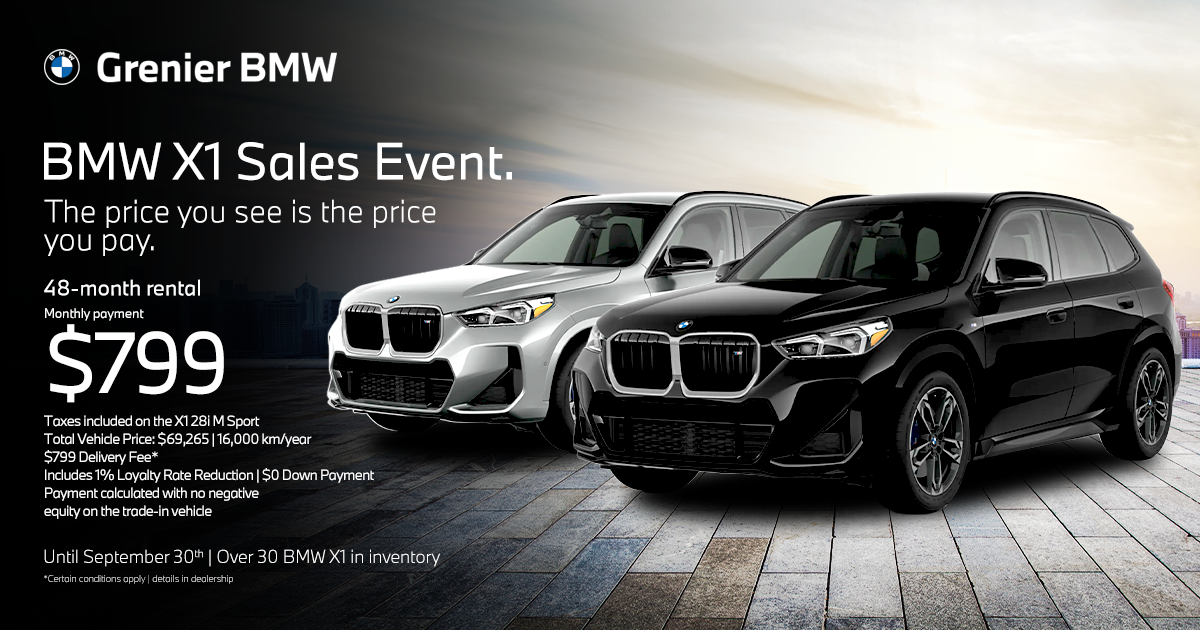 BMW X1 SALES EVENT !