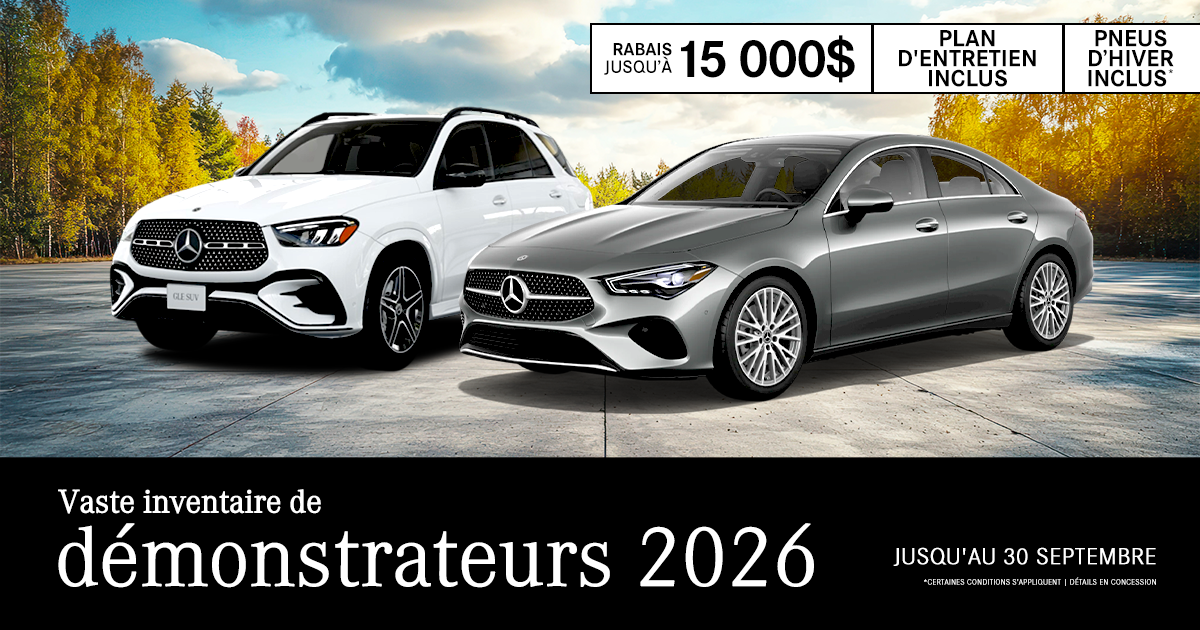 DÉMONSTRATEURS 2026 !