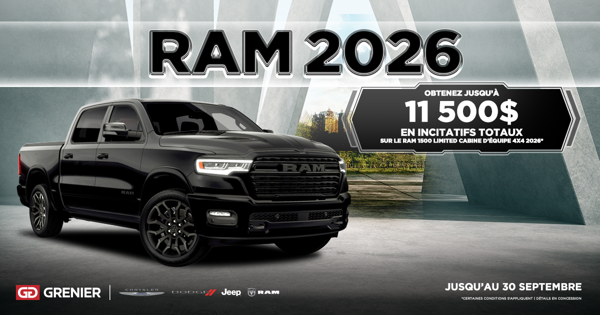 DÉCOUVREZ NOS RAM 2026 !
