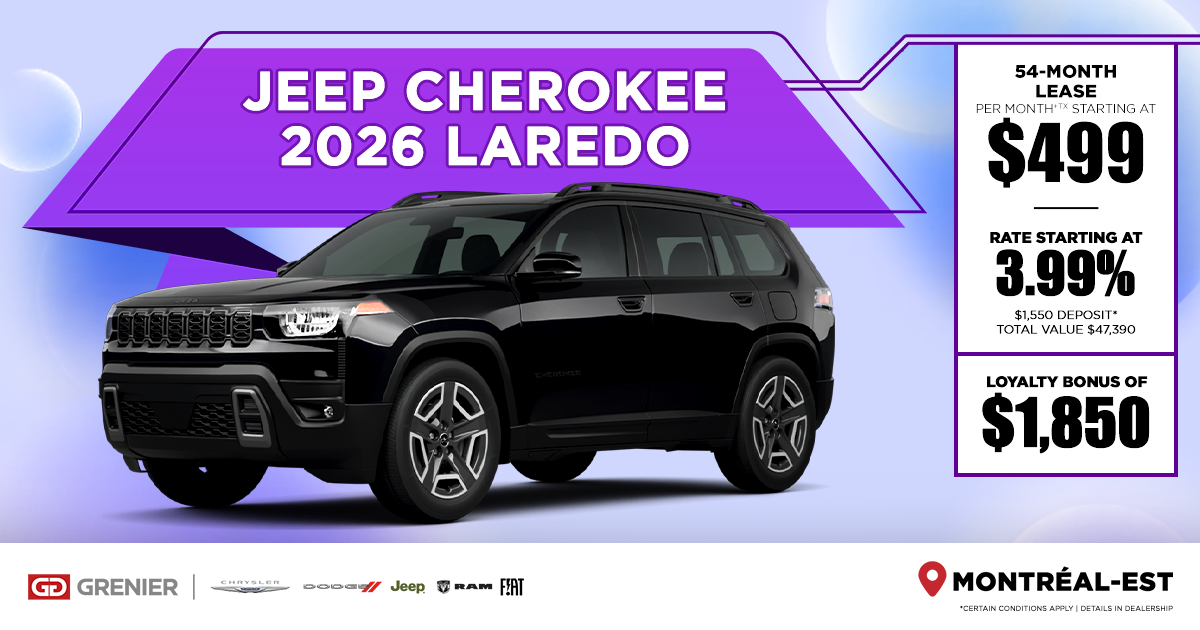 2026 JEEP CHEROKEE LAREDO !