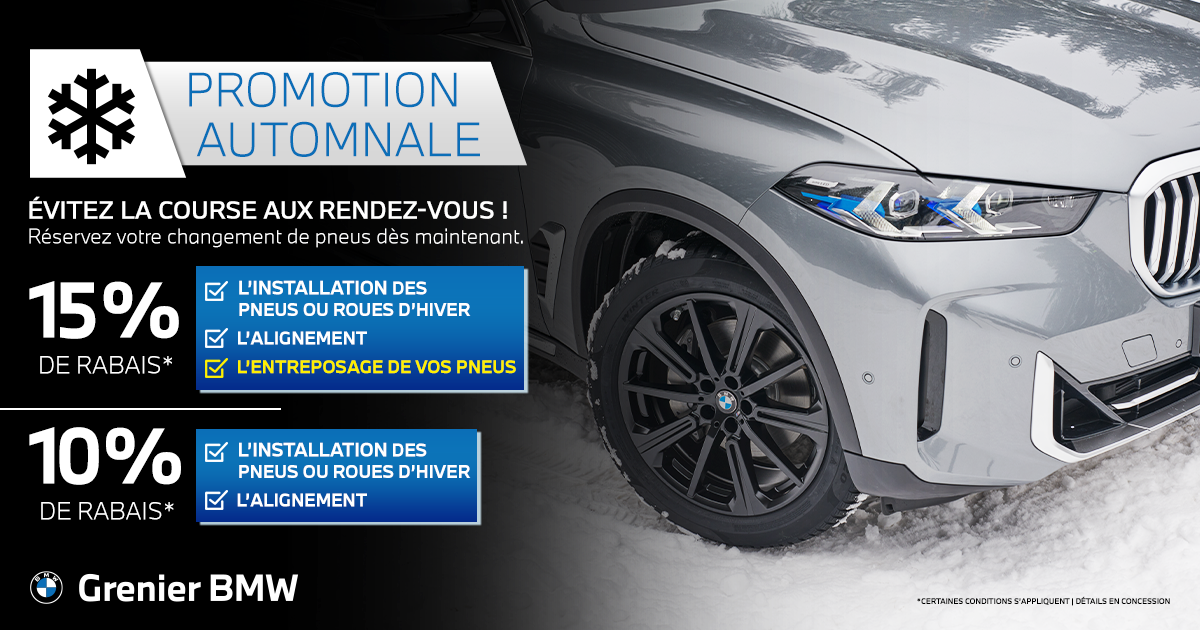PROMOTION AUTOMNALE !