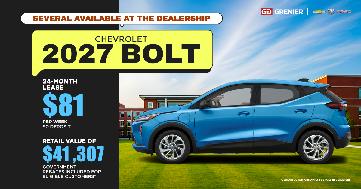 2027 BOLT !