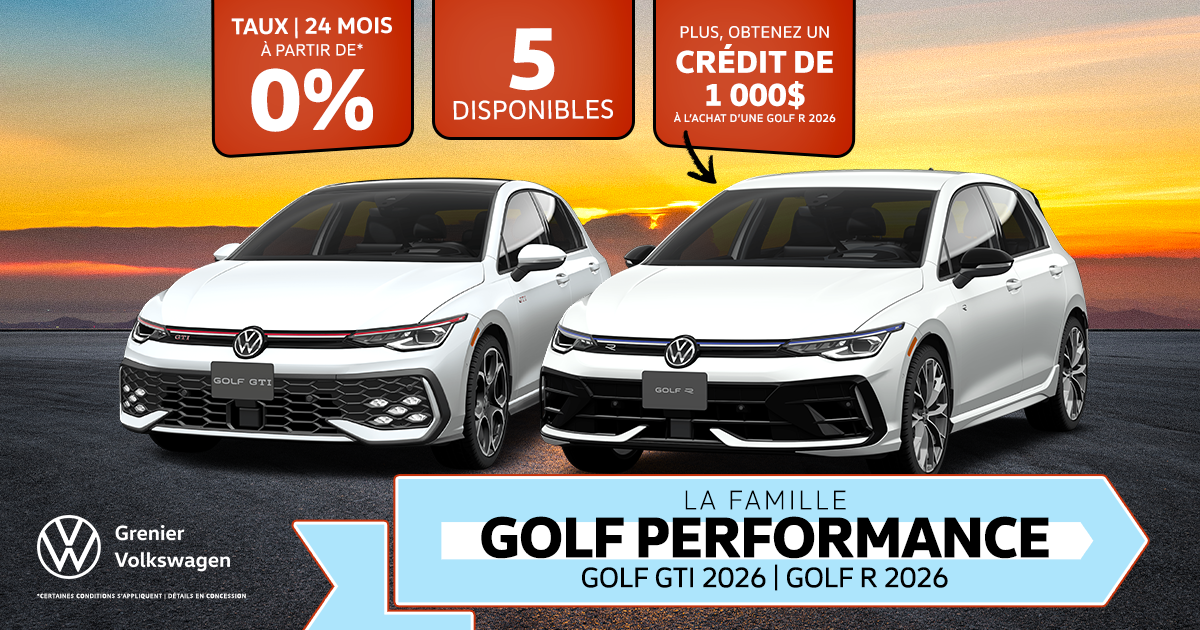 LA FAMILLE GOLF PERFORMANCE !
