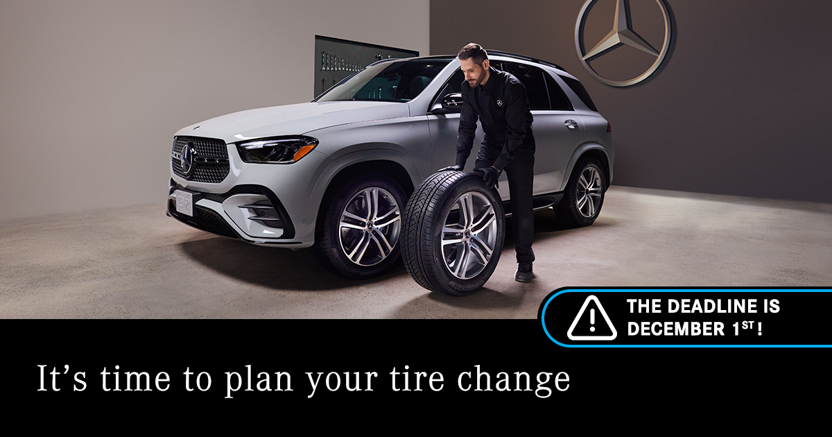 IT'S TIME TO PLAN YOUR TIRE CHANGE !
