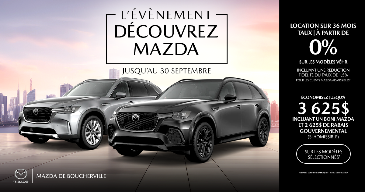L'ÉVÉNEMENT DÉCOUVREZ MAZDA ! (Copie)