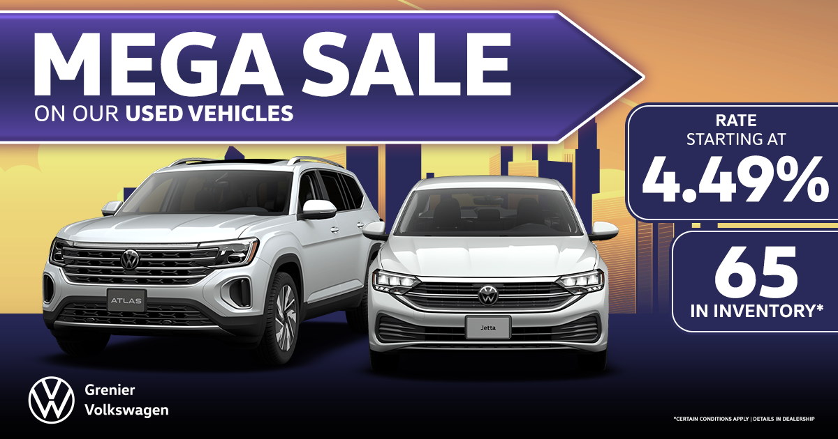 MEGA SALE ON OUR USED VEHICLES !