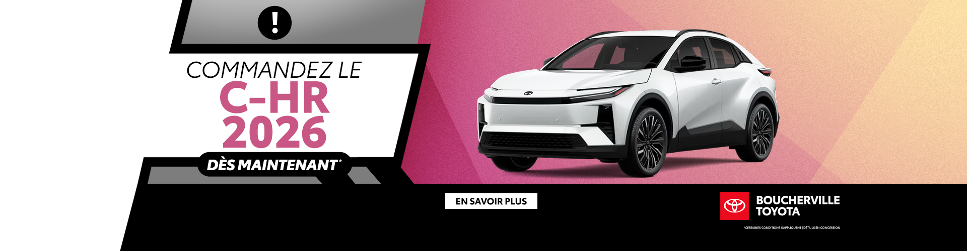COMMANDEZ LE C-HR 2026 !
