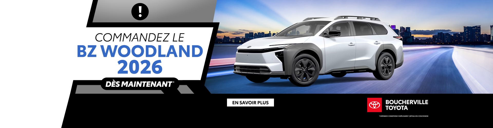 COMMANDEZ LE BZ WOODLAND 2026 !