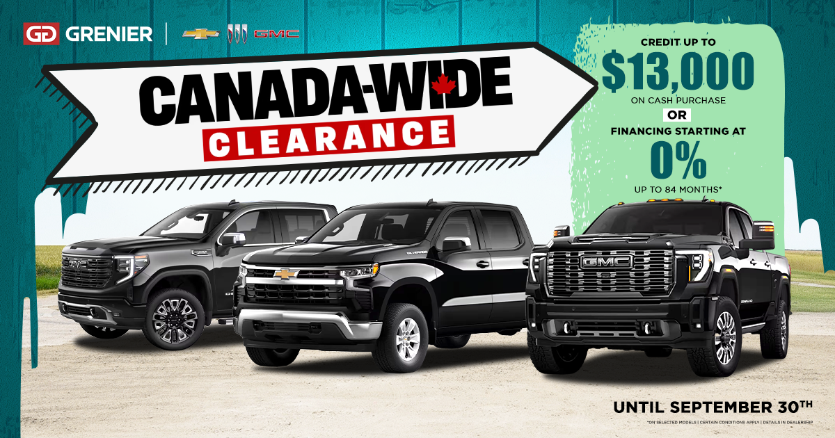 CANADA-WIDE CLEARANCE !