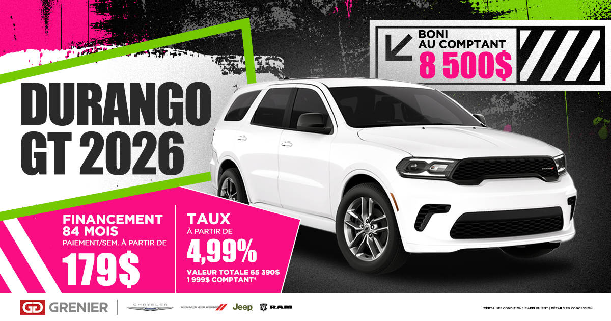DURANGO 2026 !