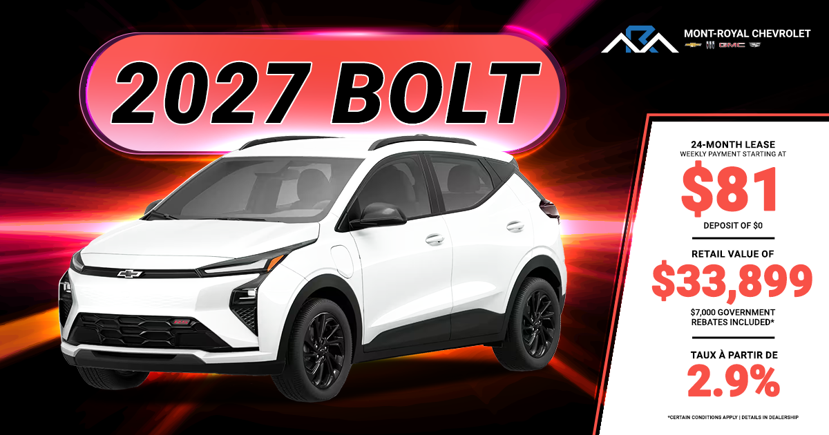 2027 BOLT !