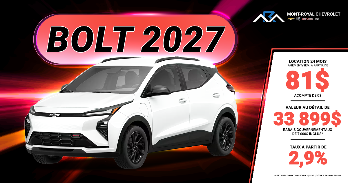 BOLT 2027 !