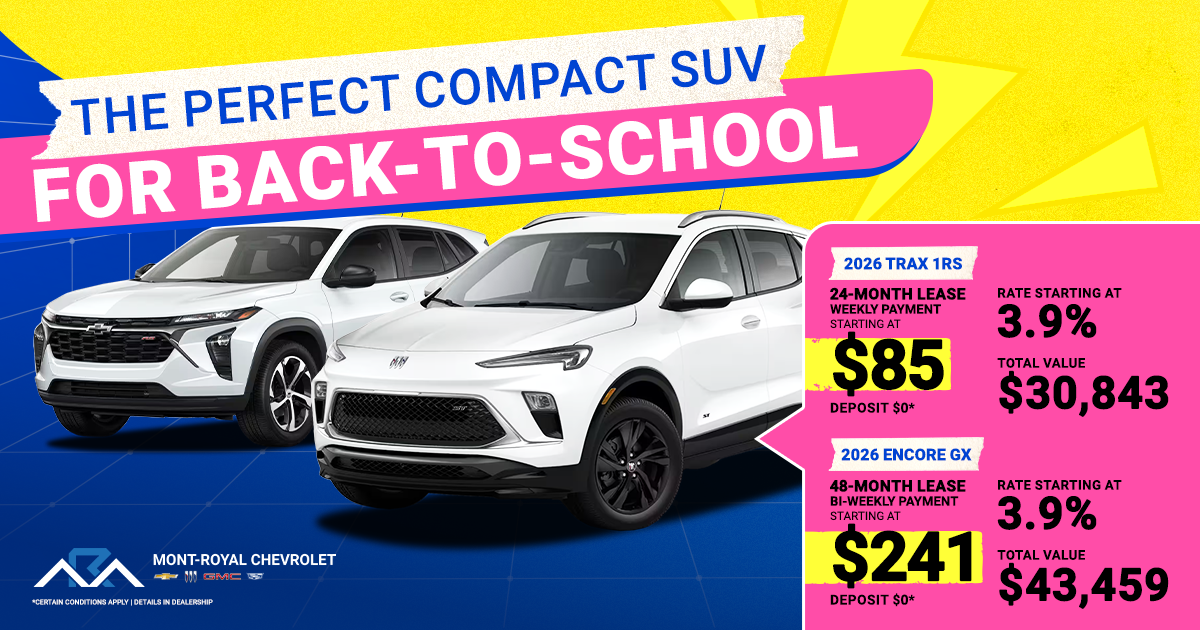 THE PERFECT COMPACT SUV FOR BACK-TO-SCHOOL !