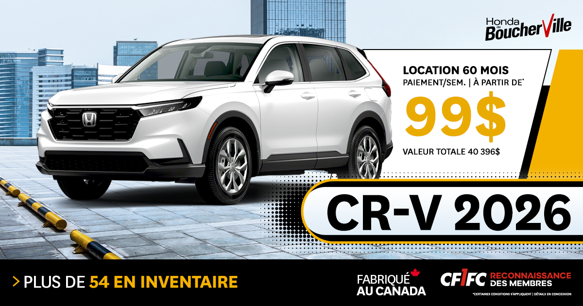 CR-V 2026 DISPONIBLES !