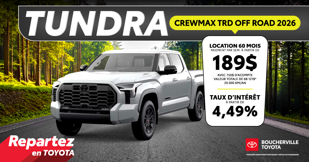 TUNDRA 2026 !