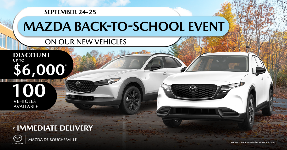 MAZDA BACK-TO-SCHOOL EVENT !