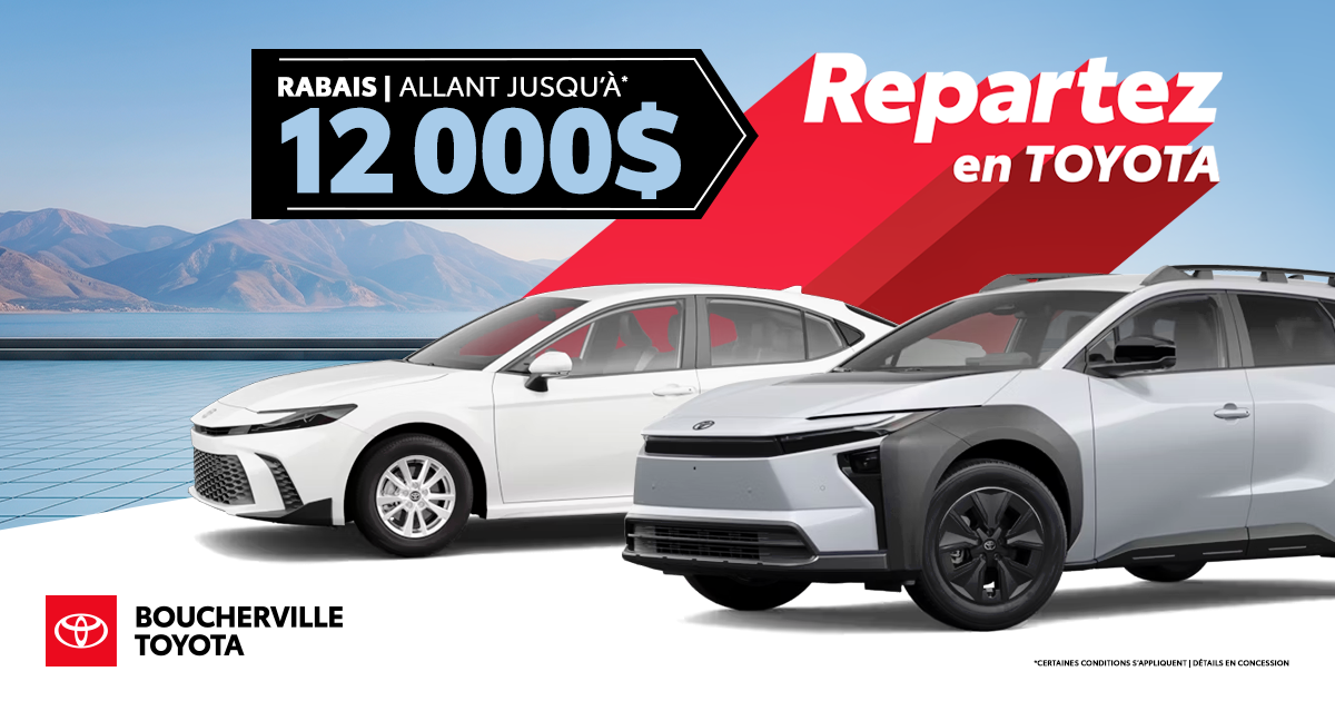 REPARTEZ EN TOYOTA !