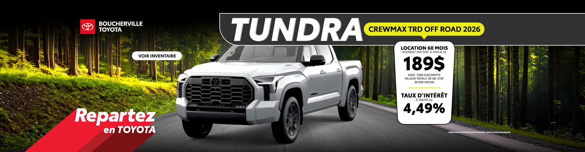 TUNDRA 2026 ! TUNDRA 2026 !