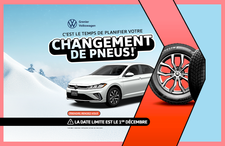 C'EST LE TEMPS DE PLANIFIER VOTRE CHANGEMENT DE PNEUS !