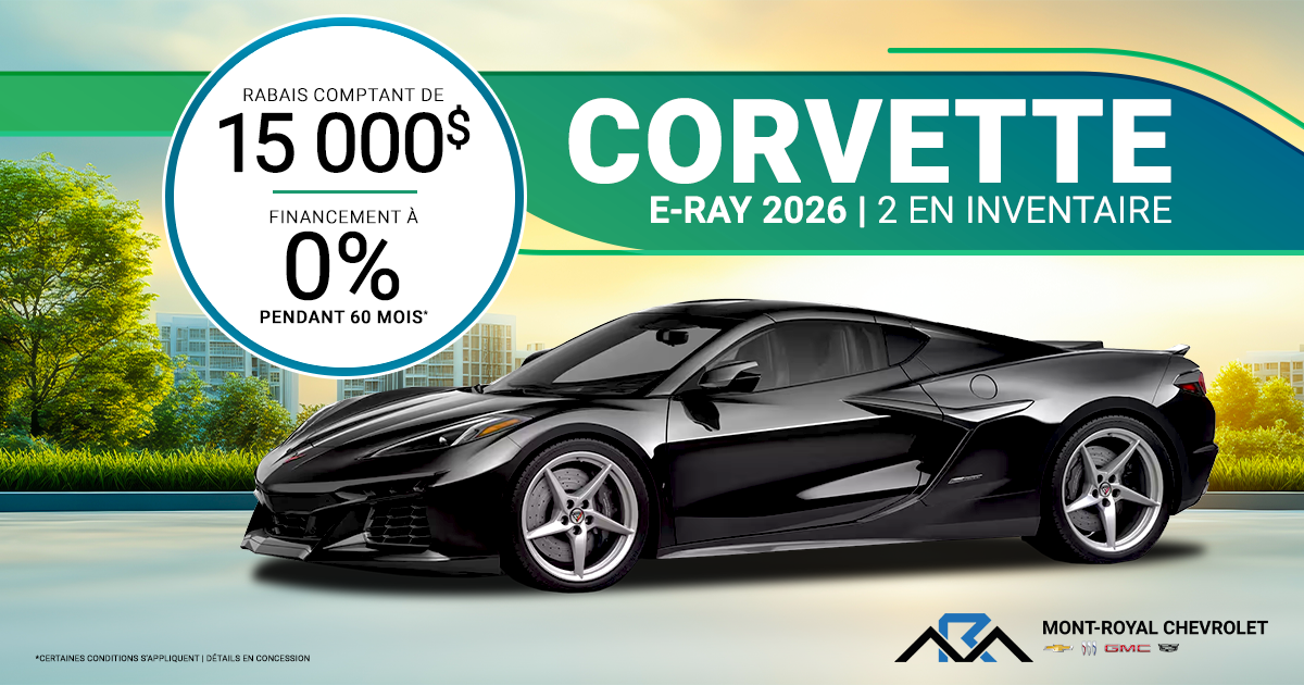 CORVETTE E-RAY 2026 !