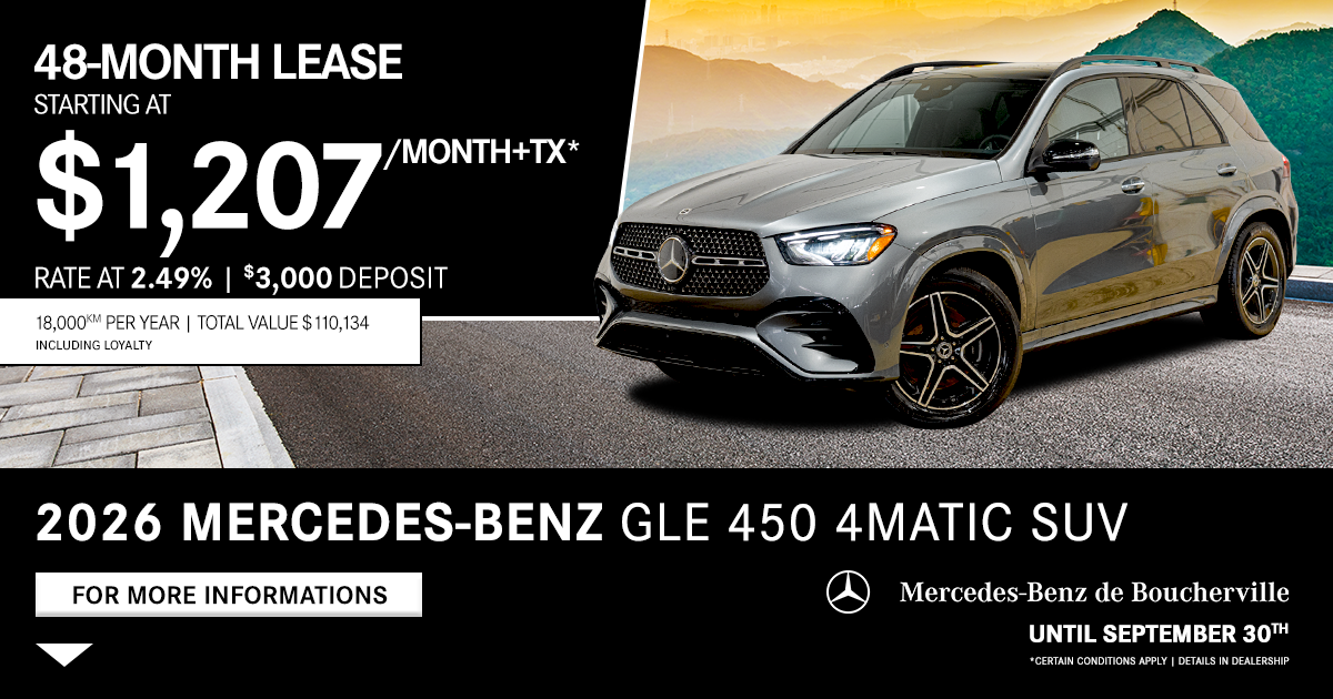 2026 SUV GLE 450 4MATIC