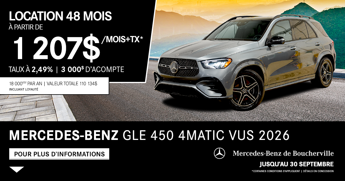 GLE 450 4MATIC VUS 2026