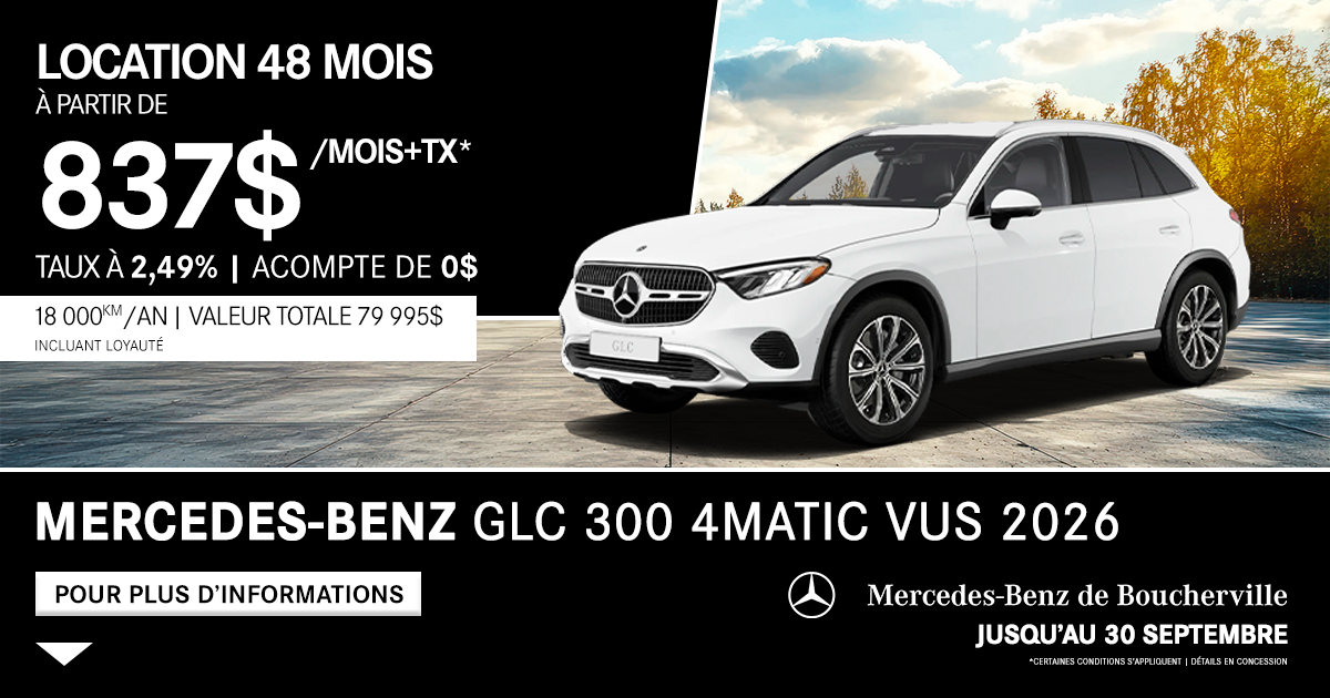 GLC 300 4MATIC VUS 2026