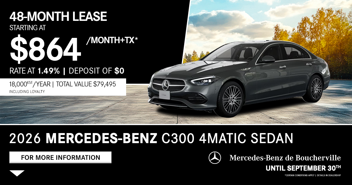 2026 C300 4MATIC SEDAN