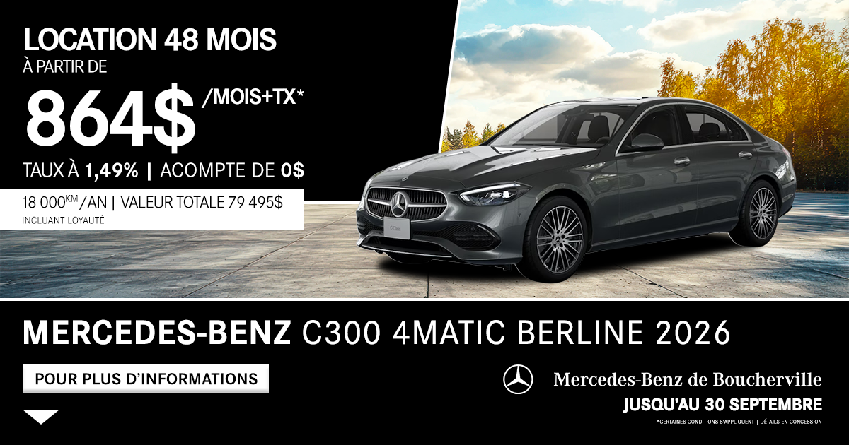 C300 4MATIC BERLINE 2026