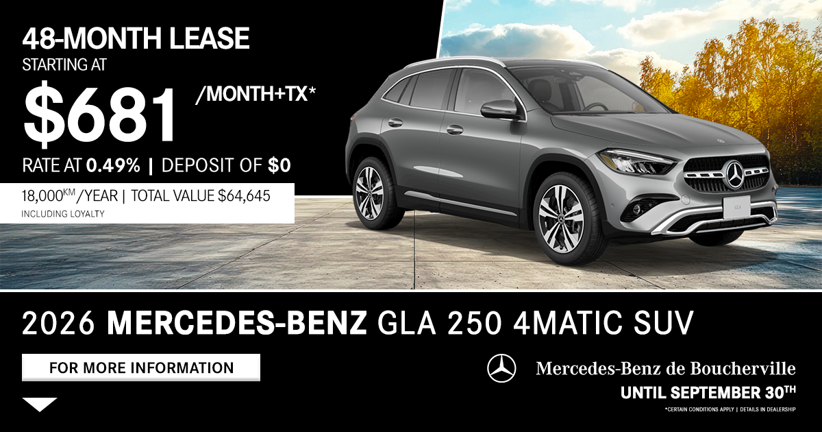 2026 GLA 250 4MATIC SUV