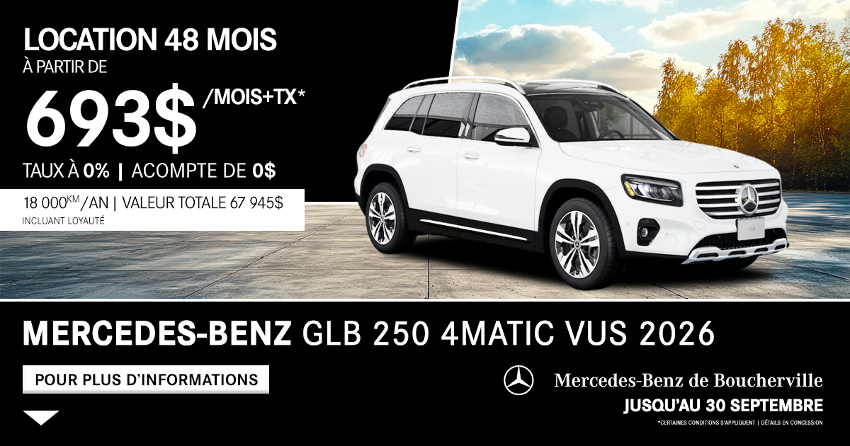 GLB 250 4MATIC 2026