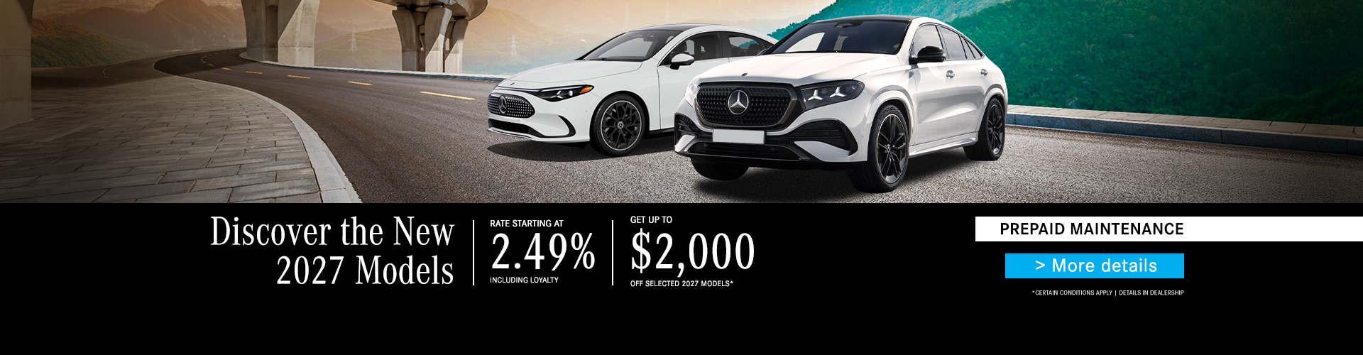 DISCOVER THE NEW 2027 MODELS ! DISCOVER THE NEW 2027 MODELS !
