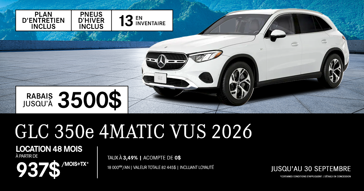 GLC 350e 2026 !