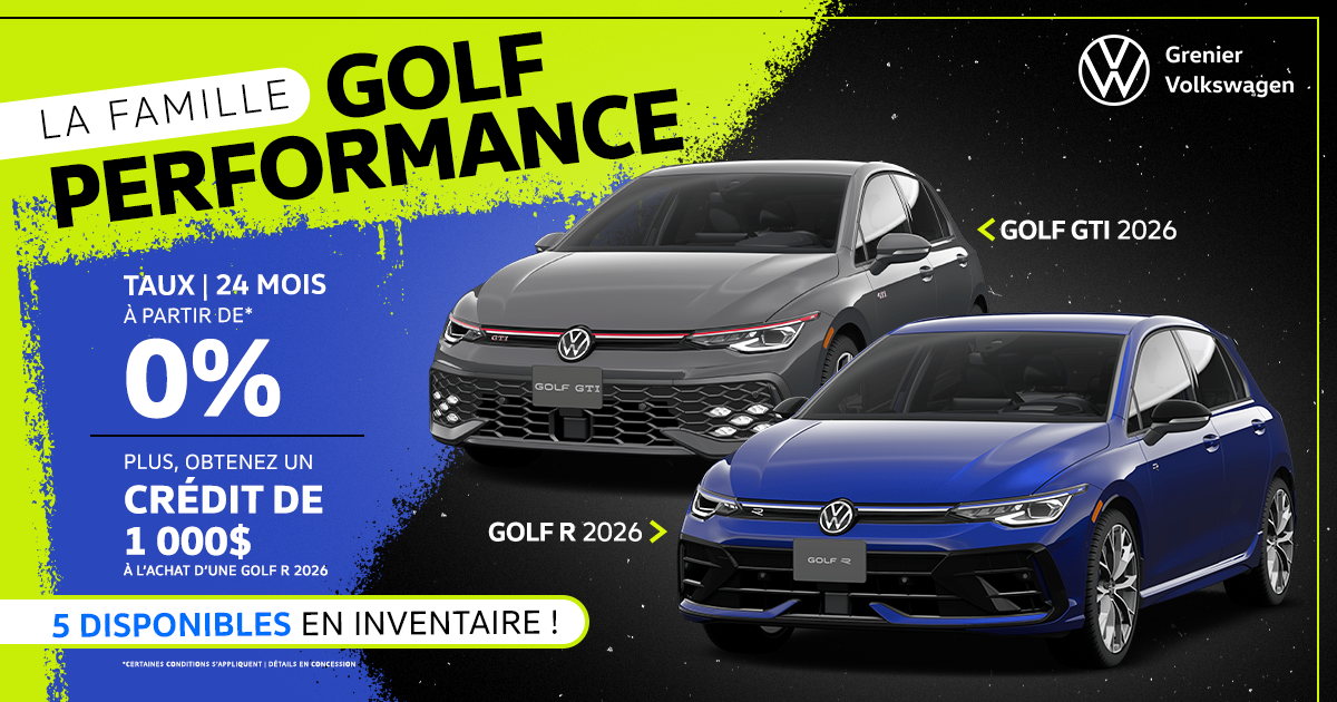 LA FAMILLE GOLF PERFORMANCE !