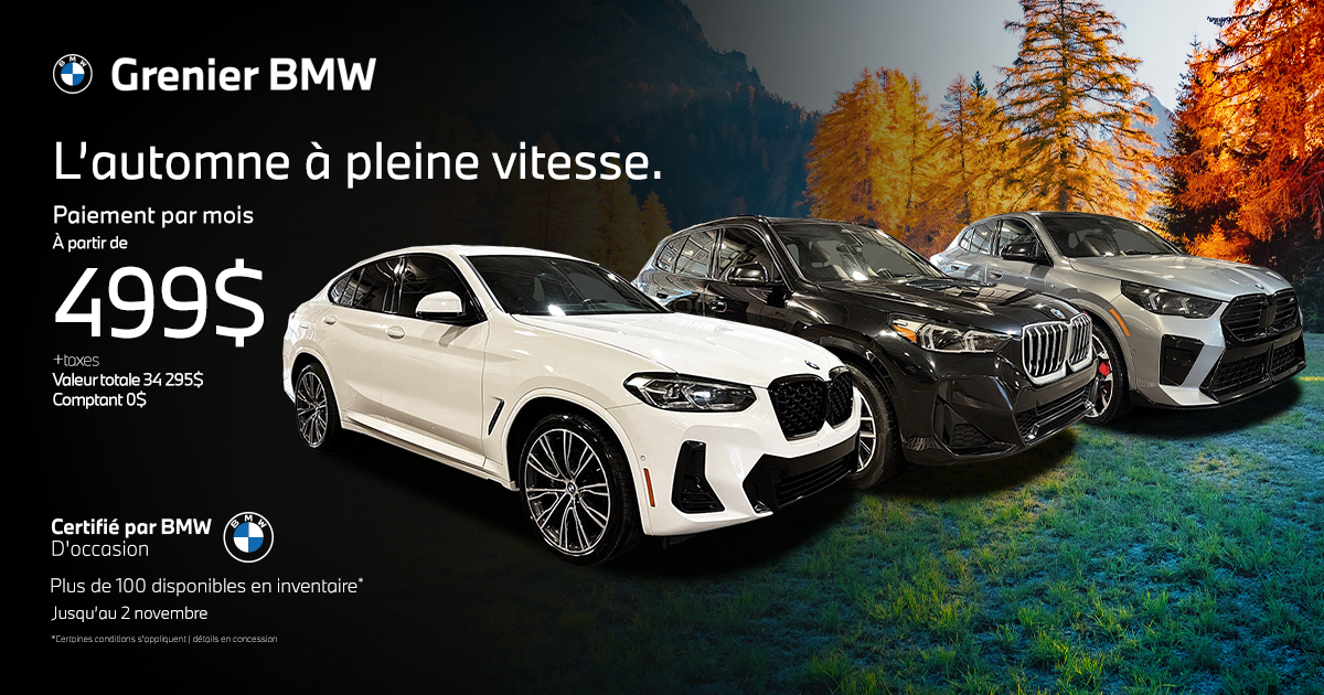 L'AUTOMNE À PLEINE VITESSE !
