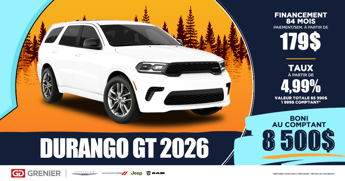 DURANGO 2026 !