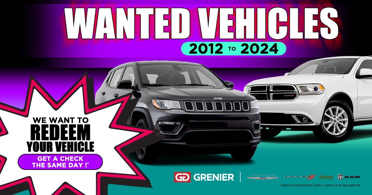 WANTED VEHICLES !