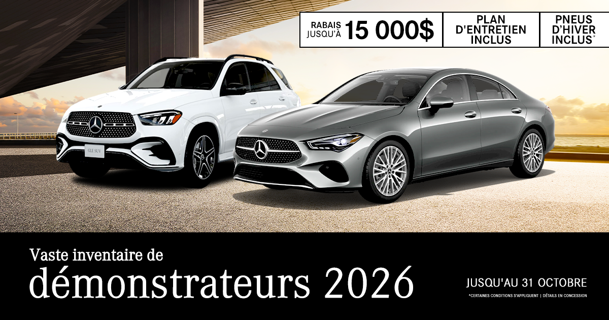 DÉMONSTRATEURS 2026 !