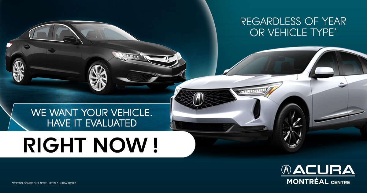 GET YOUR VEHICLE EVALUATED !