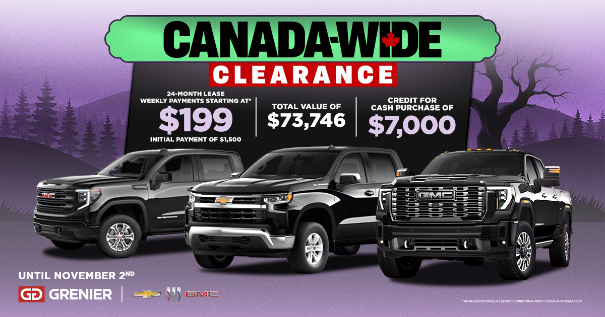 CANADA-WIDE CLEARANCE !