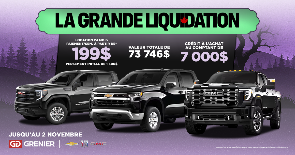 LA GRANDE LIQUIDATION !