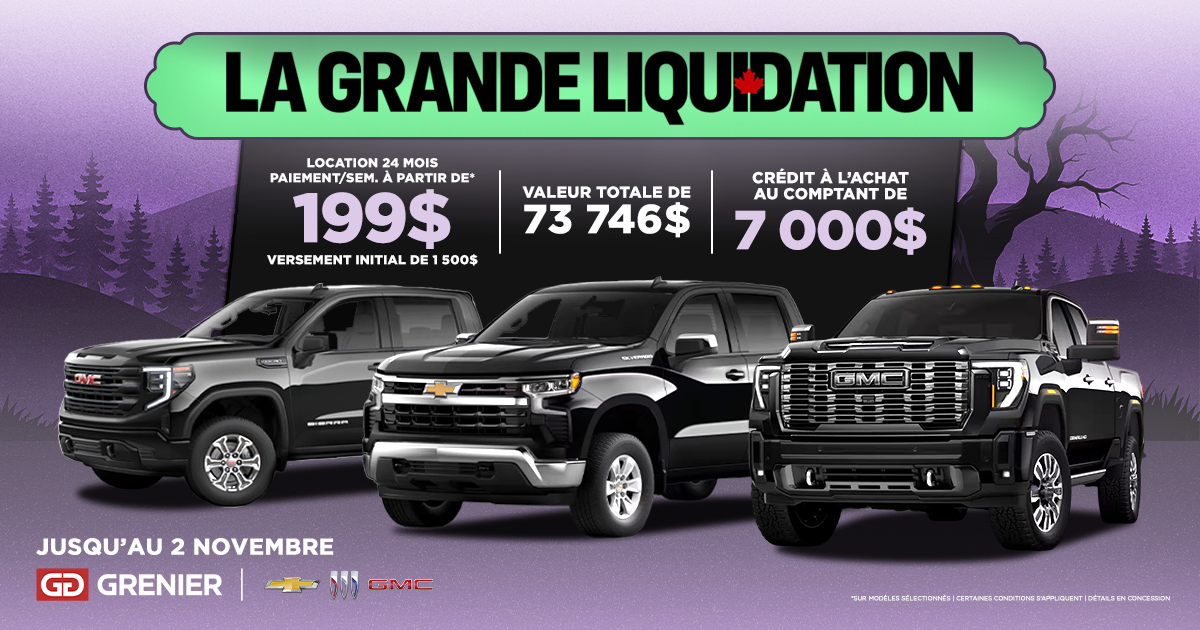 LA GRANDE LIQUIDATION !