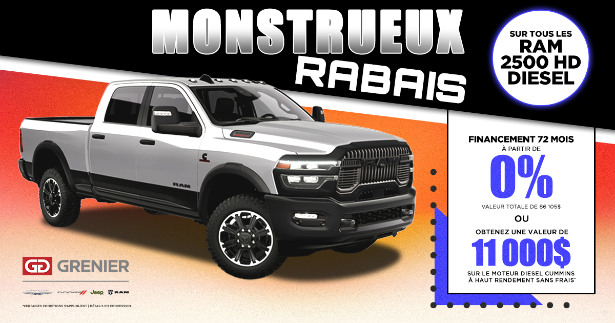 MONSTRUEUX RABAIS !