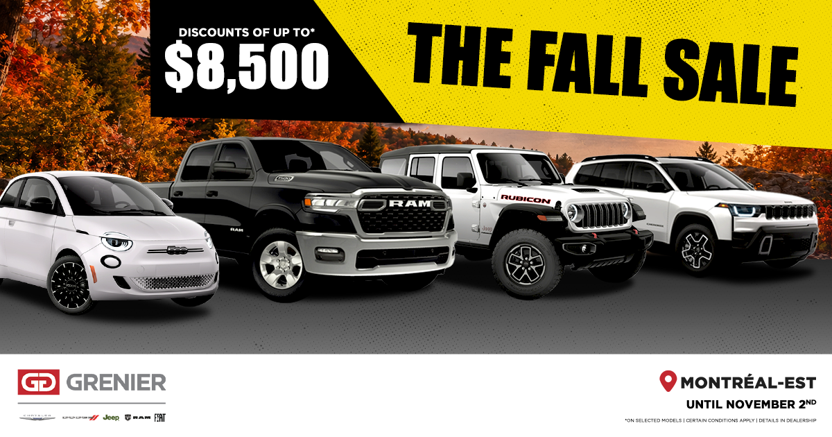 THE FALL SALE !