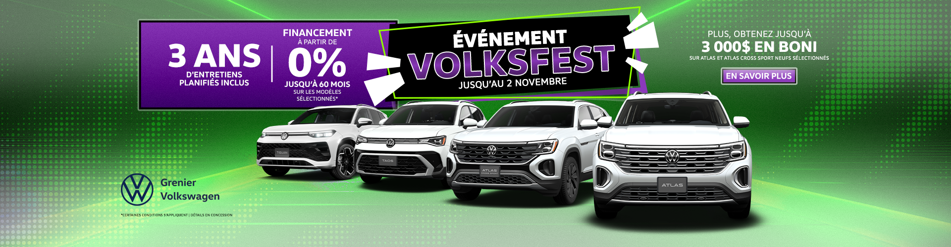 ÉVÉNEMENT VOLKSFEST !