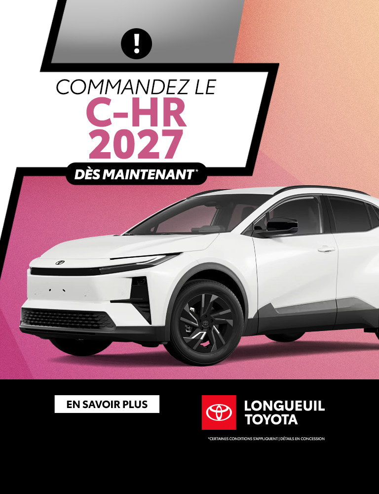 COMMANDEZ LE C-HR 2027 !