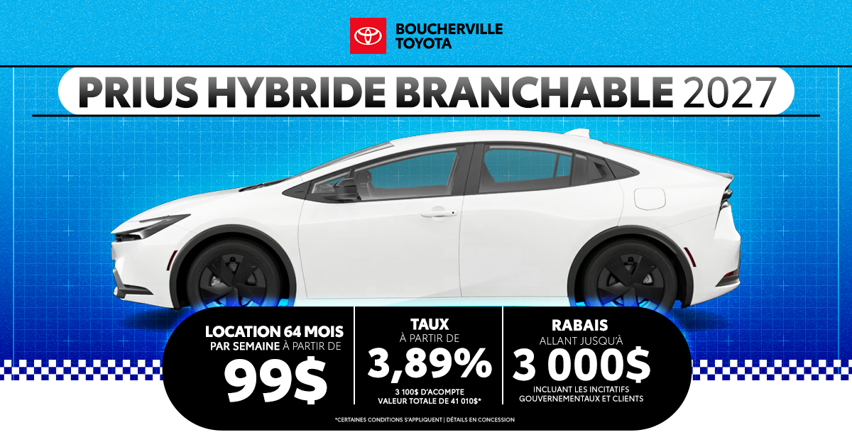 PRIUS HYBRIDE BRANCHABLE 2027 !