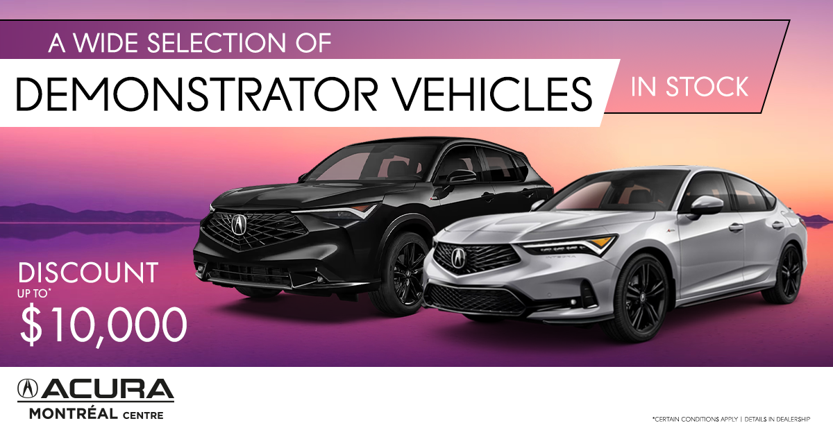 SEVERAL DEMONSTRATORS VEHICULES AVAILABLE !