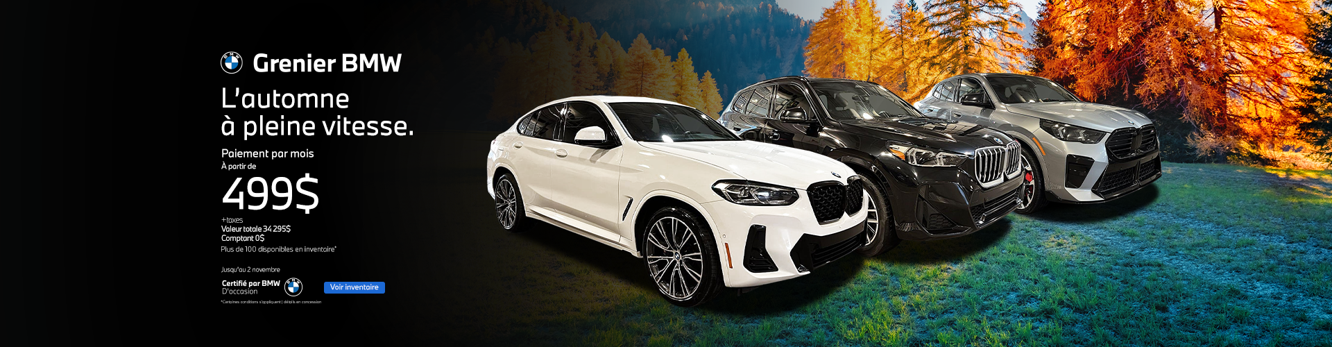 L'AUTOMNE À PLEINE VITESSE !